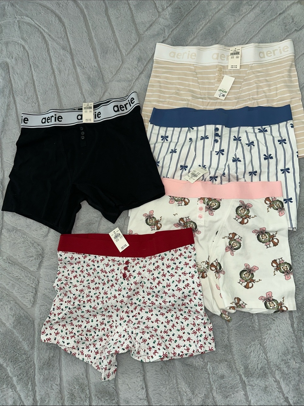 Aerie boy short panties. 5 bundle
